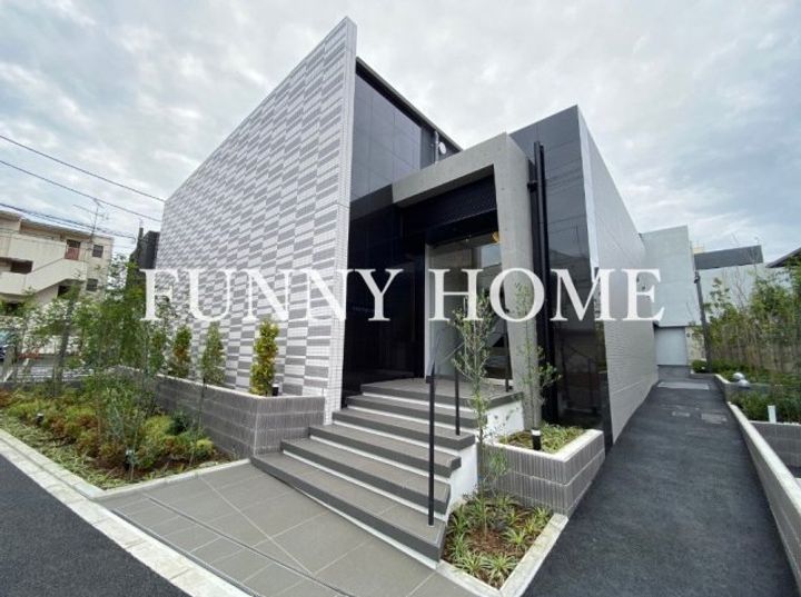 アジールコート都立大学の外観