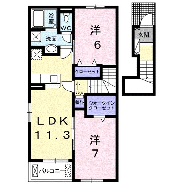 『アヴニールIV』の間取り