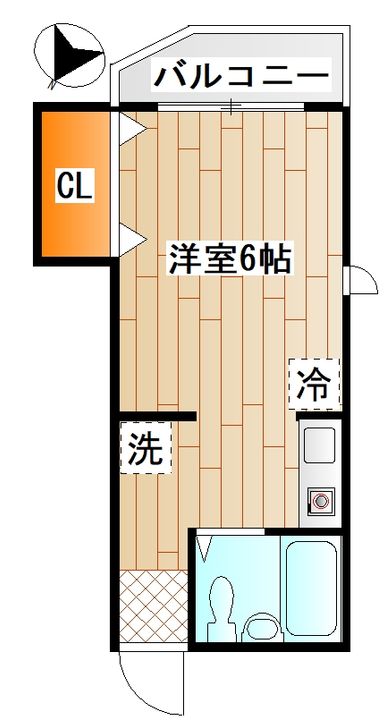神奈川県川崎市宮前区鷺沼4(マンション)の賃貸物件の間取り