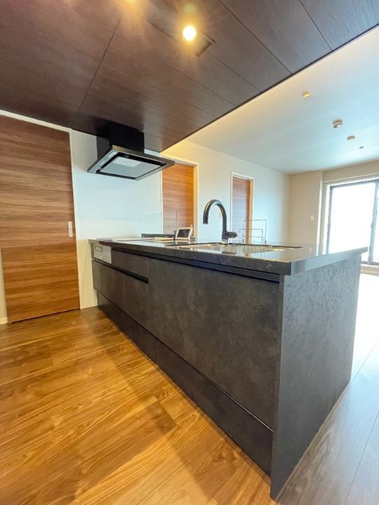 岡山県倉敷市石見町(マンション)の賃貸物件のキッチン