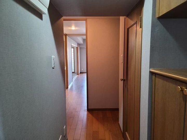 ライオンズシティ西新宿の玄関