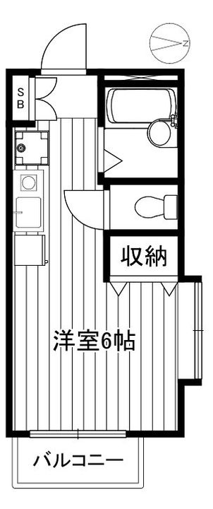 カーサ・デ・徳丸の間取り
