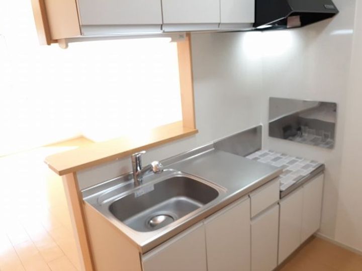 茨城県那珂郡東海村大字村松(アパート)の賃貸物件のキッチン