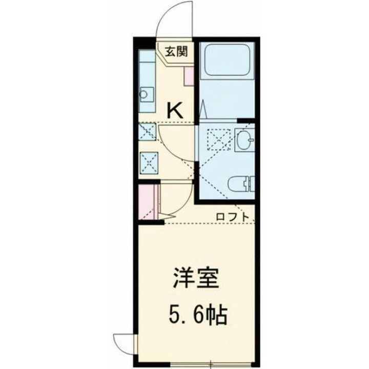 東京都八王子市絹ケ丘1(アパート)の賃貸物件の間取り