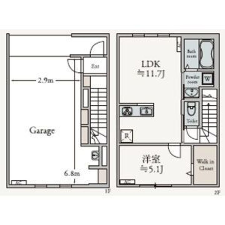 Inframince Edgeの間取り