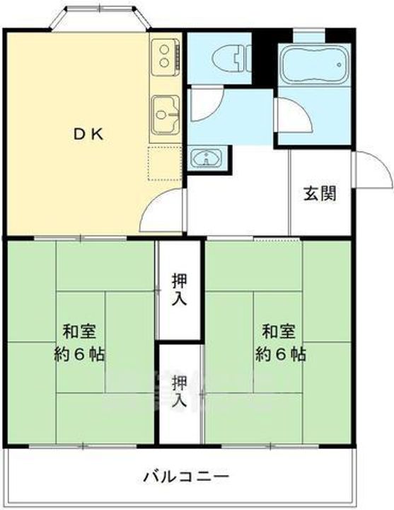 第2ネオコーポ杉田の間取り