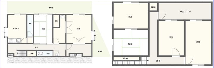 大阪府茨木市水尾1(一戸建)の賃貸物件の間取り