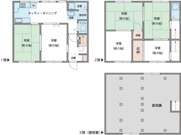 兵庫県神戸市中央区中山手通2(一戸建)の賃貸物件の間取り