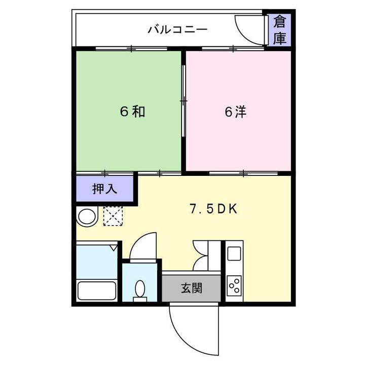 ツインコートマキシムの間取り