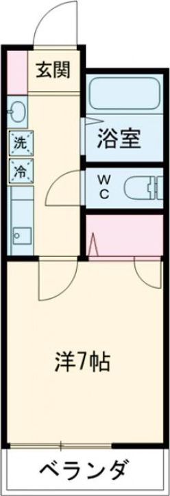 オオサワハイツの間取り