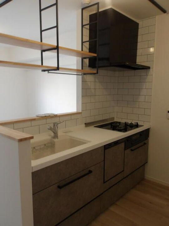 東京都品川区上大崎2(マンション)の賃貸物件のキッチン