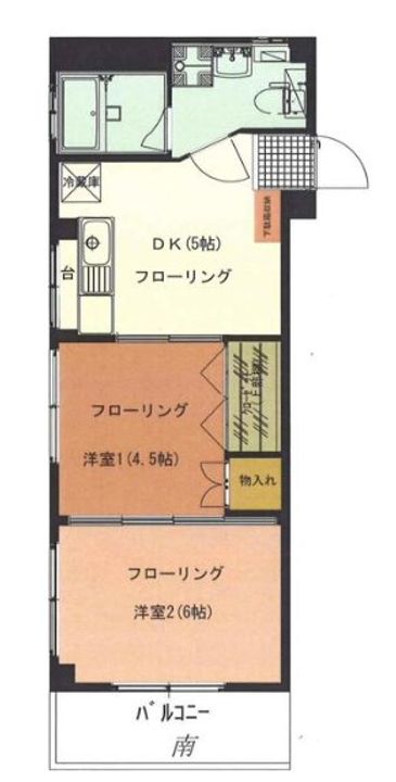 ティファニーマンションの間取り
