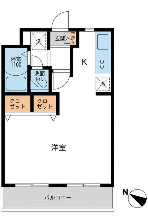 ウィンベルデュエット大宮第13の間取り
