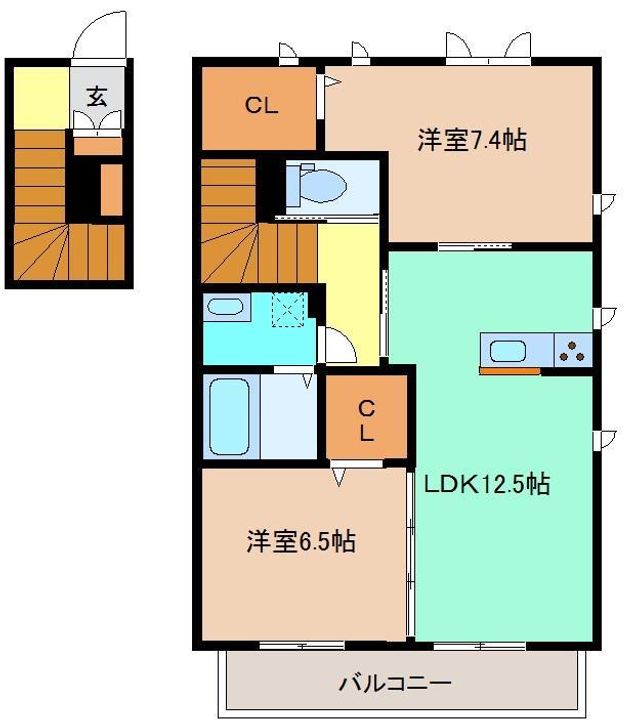 マロニエ(ShaMaison)Aの間取り