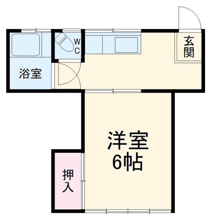 ユナイト石川町MISUGIの間取り