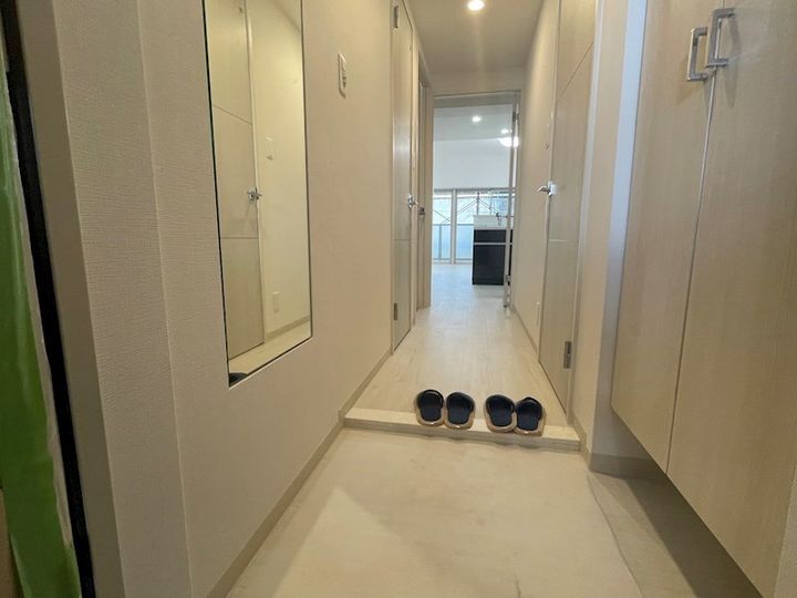ソライロテラスあびこの玄関