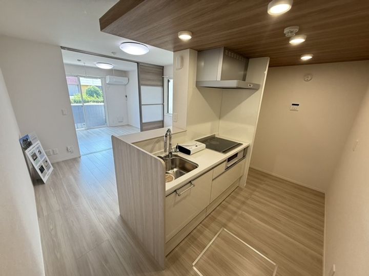 神奈川県相模原市南区東大沼3(アパート)の賃貸物件のキッチン