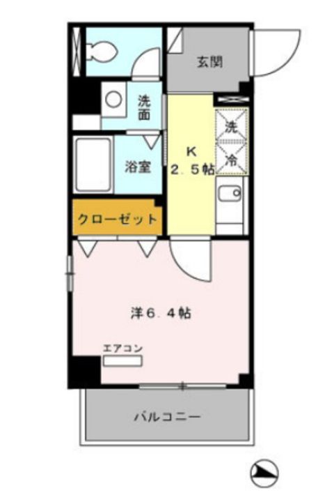 アーバンハウス本橋Bの間取り