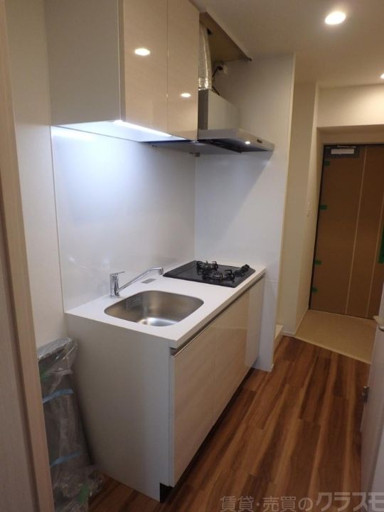 大阪府大阪市東住吉区桑津2(マンション)の賃貸物件のキッチン
