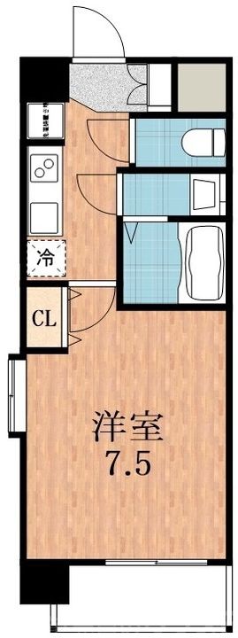 大阪府大阪市東住吉区桑津2(マンション)の賃貸物件の間取り