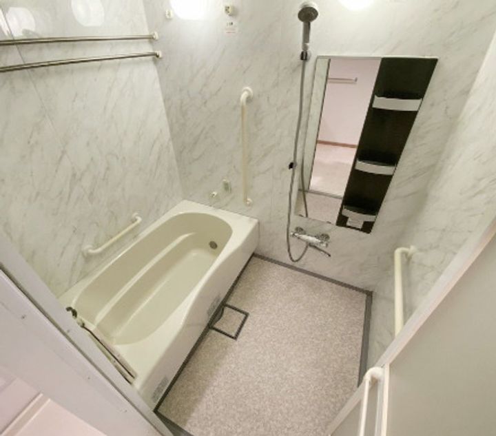 東京都新宿区河田町(マンション)の賃貸物件の風呂