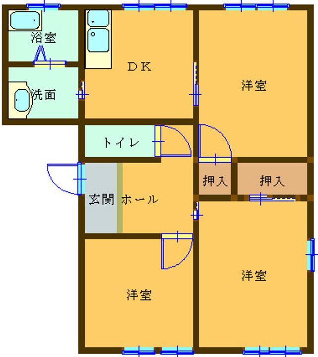 ラフォーレ鹿島2の間取り
