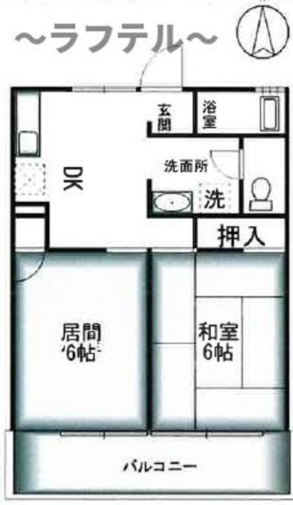 埼玉県所沢市向陽町(アパート)の賃貸物件の間取り