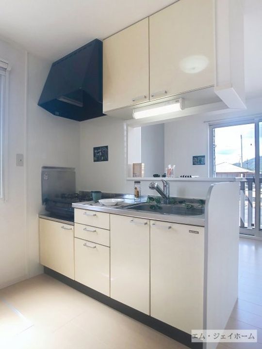 滋賀県甲賀市水口町虫生野虹の町(アパート)の賃貸物件のキッチン