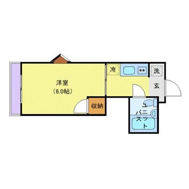 コスモ百合丘の間取り