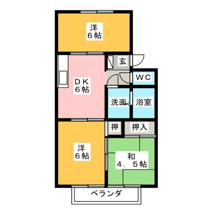 グランドール幸の間取り