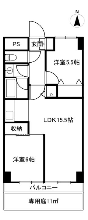 ライオンズマンション大倉山の間取り