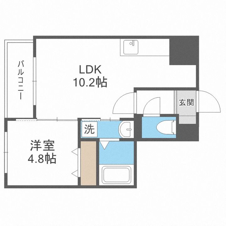 Kabaya Garden SAPPOROの間取り