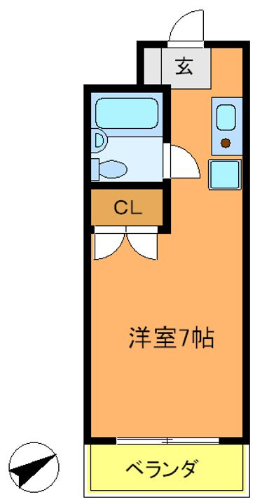 東京都墨田区東向島6(アパート)の賃貸物件の間取り
