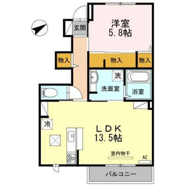 エスペランサ雅の間取り