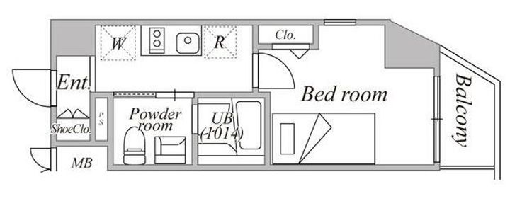 Log横浜駅東の間取り