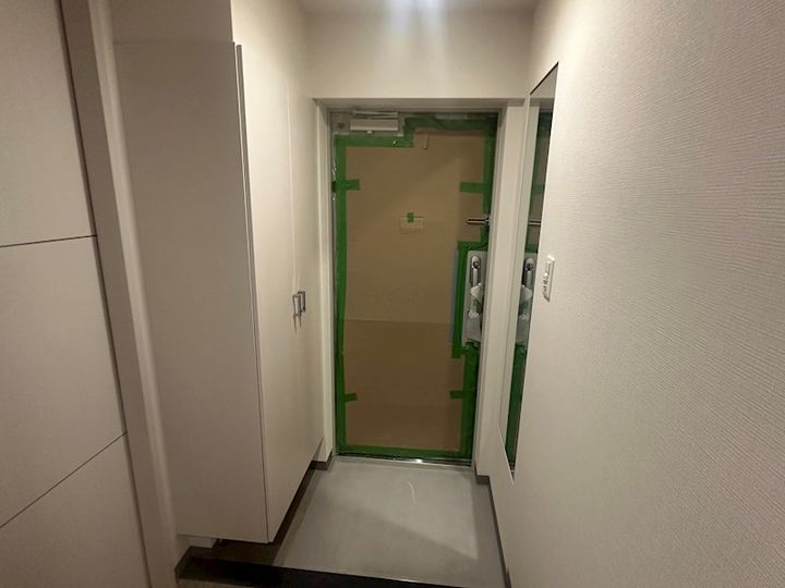 ソライロテラスあびこの玄関