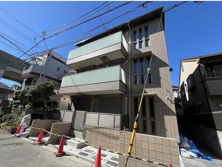 大阪府大阪市東住吉区湯里1(アパート)の賃貸物件の外観