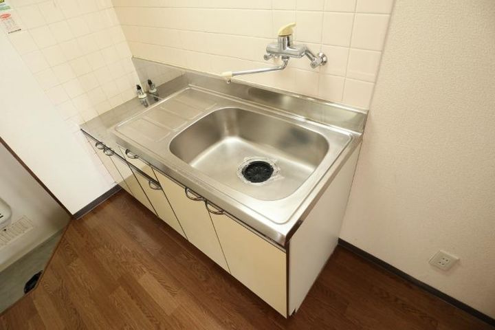 広島県東広島市西条町寺家(アパート)の賃貸物件のキッチン
