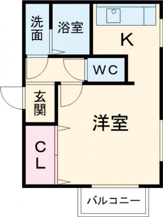 新潟県新潟市江南区亀田四ツ興野5(アパート)の賃貸物件の間取り