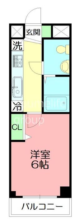 神奈川県鎌倉市笛田3(マンション)の賃貸物件の間取り