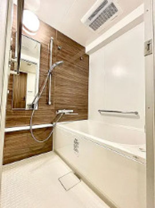 東京都新宿区東榎町(マンション)の賃貸物件の風呂