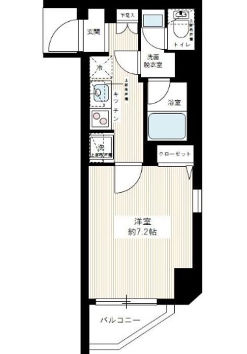 東京都大田区西糀谷3(マンション)の賃貸物件の間取り