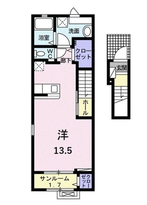 桜・レジデンスAの間取り