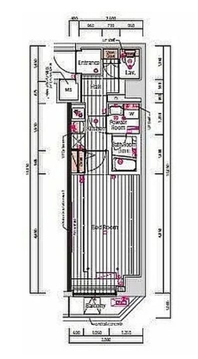 東京都墨田区千歳1(マンション)の賃貸物件の間取り