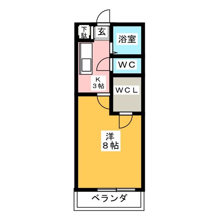 KIコーポレーションEの間取り