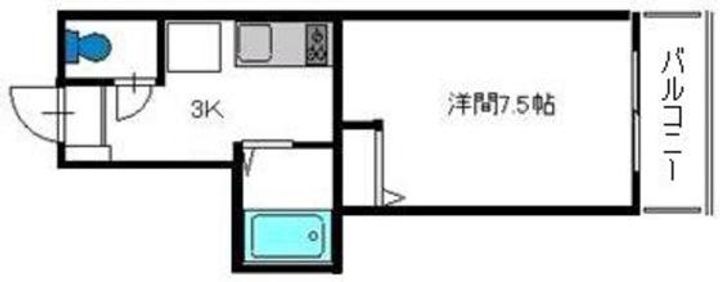 ドラゴーン金原の間取り