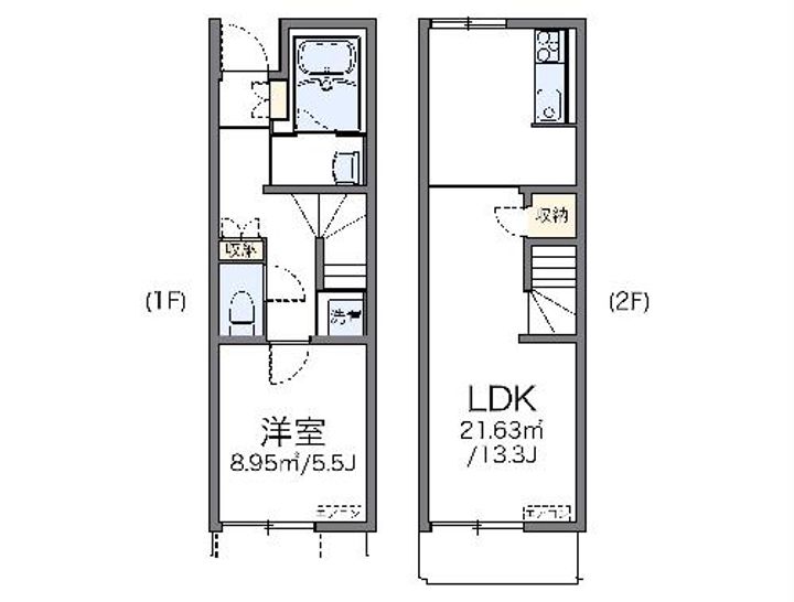 レオネクストひまわりの間取り