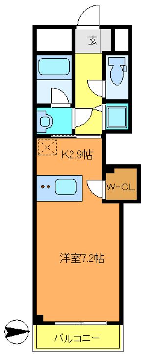 東京都墨田区業平5(マンション)の賃貸物件の間取り