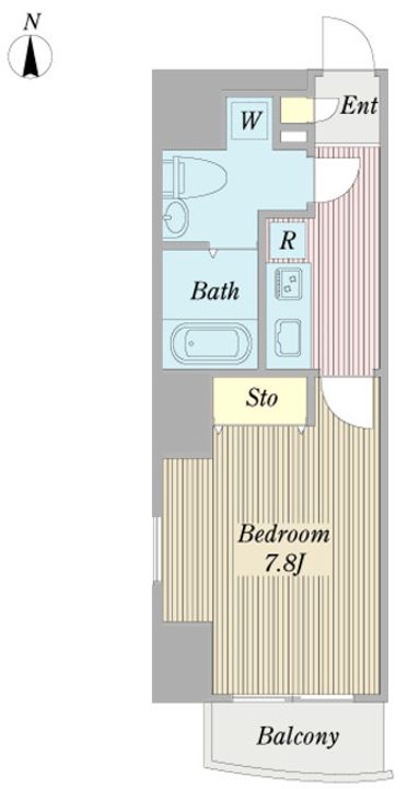 プロシード調布の間取り