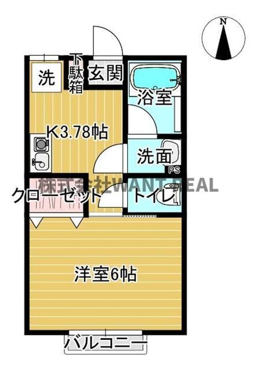 アウラ小平の間取り